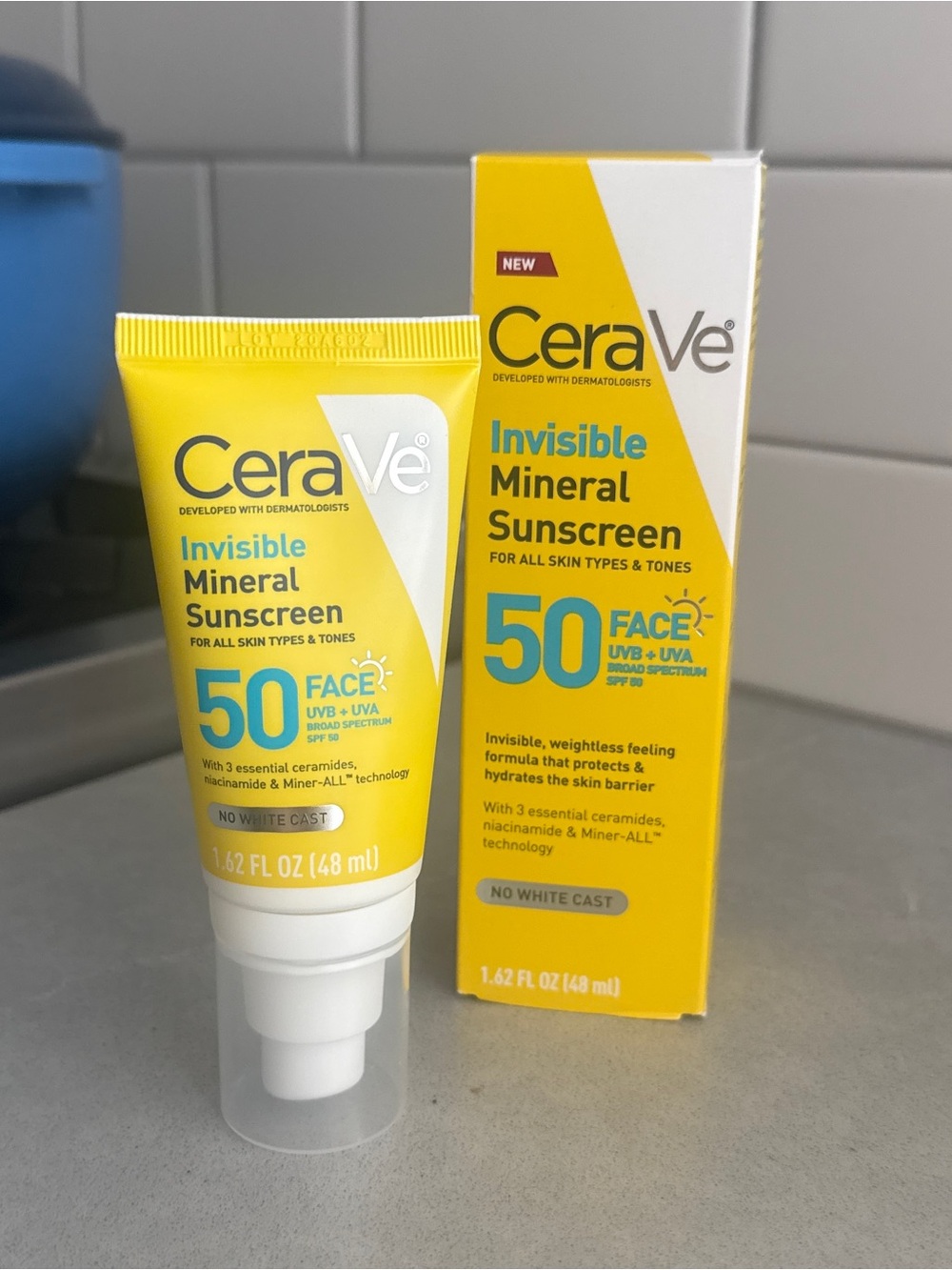 CeraVe Invisible Mineral Sunscreen SPF 50
